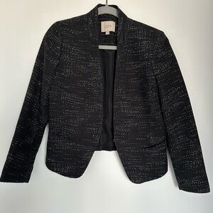 LOFT Tweed Cropped Blazer Size 6P